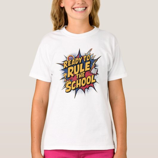 T-shirt Prêt À Diriger L'École Drôle (Devant)