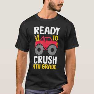 T-shirt Prêt à écraser Camion Monster de 4e année Première