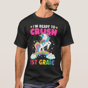 T-shirt Prêt À Écraser La 1Ème Qualité Cute Unicorn Retour