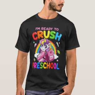 T-shirt Prêt À Écraser La Minicorne Préscolaire Retour À L