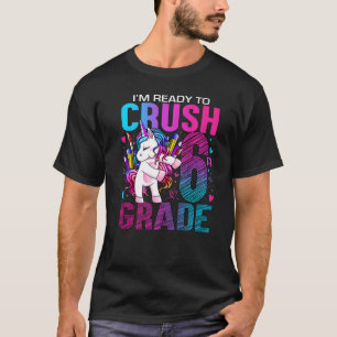 T-shirt Prêt À Écraser La Sixième Année De Retour À L'Écol
