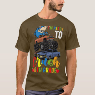 T-shirt Prêt à écraser le camion Monster de requin de 6e a