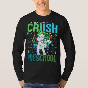 T-shirt Prêt À Écraser Le Préscolaire Retour À L'École Uni