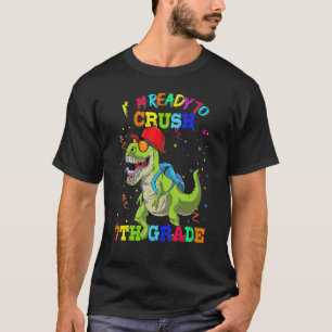 T-shirt Prêt À Écraser Le Sac À Dinosaures De 7E Année Ret