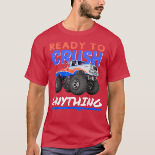 T-shirt Prêt à écraser n'importe quoi mignon enfant monstr
