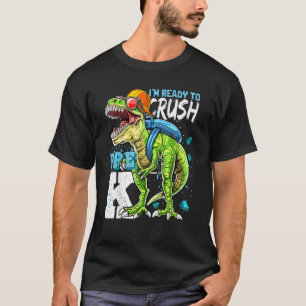 T-shirt Prêt À Écraser Pré K Rex Dinosaur Retour À L'École
