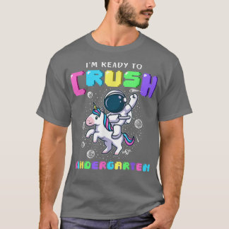 T-shirt Prêt À Écraser Un Astronaute De La Maternelle À Mo