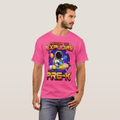 T-shirt Prêt À Explorer L'Astronaute Pré K Retour À L'Écol (Devant entier)