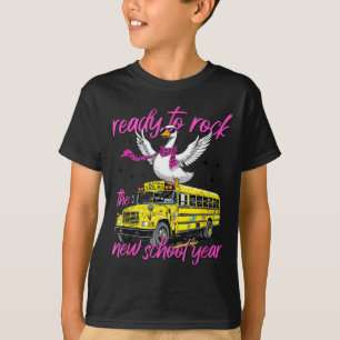 T-shirt Prêt à faire rocker la nouvelle année scolaire ret