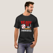 T-shirt Prêt à frapper Enseignant de baseball de maternell (Devant entier)