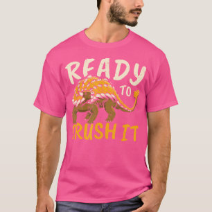 T-shirt Prêt À L'Écraser Ankylosaurus Paléontologue Dino