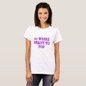 T-shirt Prêt À Pop Maternité Top (Devant entier)
