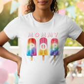 T-shirt Prêt À Pop Popsicle Mommy Baby shower