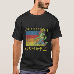 T-shirt Prêt à Provoquer une Agitation Drôle Grenouille Ré