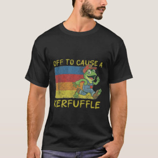 T-shirt Prêt à Provoquer une Agitation Drôle Grenouille Ré
