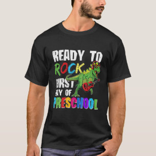 T-shirt Prêt À Rocher Premier Jour De L'École Préscolaire
