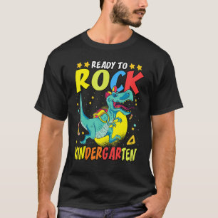 T-shirt Prêt À Rock Maternelle Dinosaure T-Rex Kinder