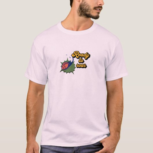 T-shirt "Prêt à rugir !" Jeu Jour Esprit (Devant)