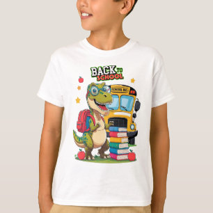 T-shirt Prêt à rugir pour l'école – Édition dinosaure