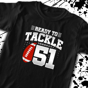 T-shirt Prêt À S'Attaquer 51 - Joueur De Football Enfants