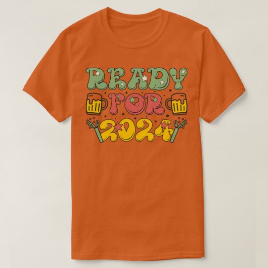 T-shirt Prêt pour 2024 (Design devant)