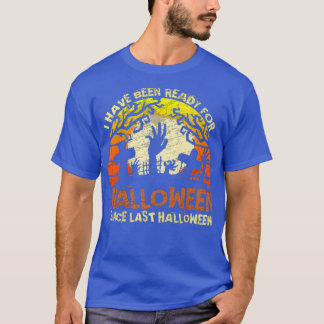 T-shirt Prêt pour Halloween depuis Dernier Halloween Zombi
