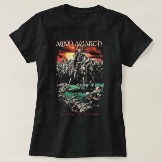 T-shirt Prêt Pour La Guerre Amon Amarth Trending (Design devant)