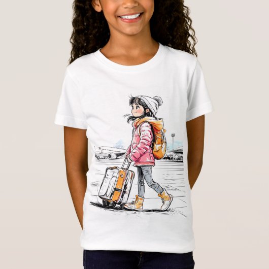 T-Shirt Prêt pour l'aventure (Devant)