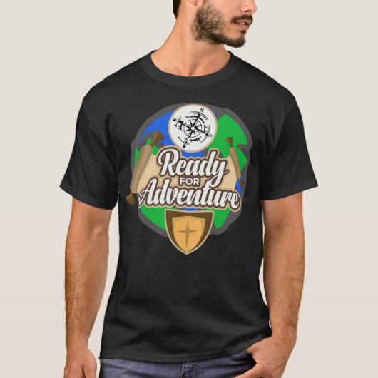 T-shirt Prêt pour l'Aventure Randonnée routards (Devant)
