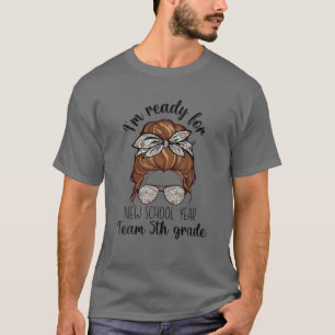 T-shirt Prêt Pour Le Nouvel An Équipe De 5E Année Enseigna
