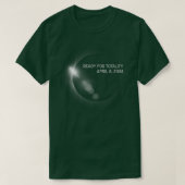 T-shirt Prêt pour l'Eclipse Solaire US Totalité 8 avril 20 (Design devant)