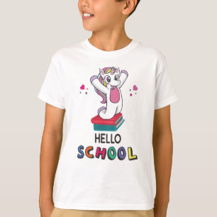 T-shirt Prêt pour l'école en ligne