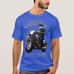T-shirt Prêt Pour Les Motocyclettes Vintage Duty