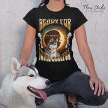 Prêt pour Total Eclipse 2024 Cute Dog Vintage