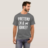 T-shirt Pretend I'm A Donkey (Devant entier)
