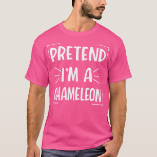 T-shirt Prétendre Que Je Suis Un Chameleon Drôle Halloween