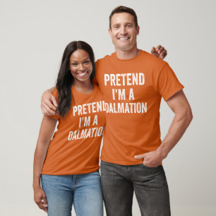 T-shirt Prétendre que je suis un costume de jumelage hallo