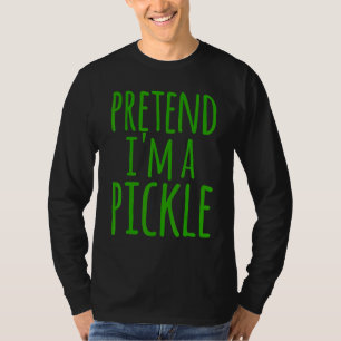 T-shirt Prétendre Que Je Suis Un Costume De Picket Hallowe