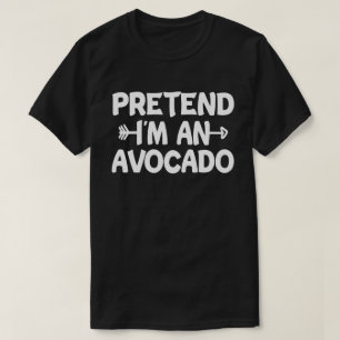 T-shirt Prétendre que je suis un costume d'Halloween faci