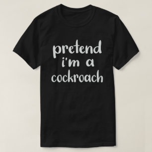 T-shirt Prétendre que je suis un costume d'Halloween facil