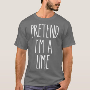 T-shirt Prétendre que je suis un costume d'Halloween facil