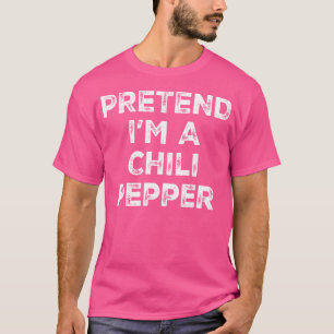 T-shirt Prétendre Que Je Suis Un Costume D'Halloween Pimen