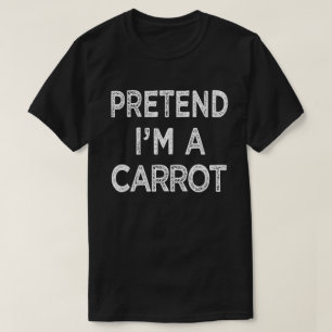 T-shirt Prétendre que je suis une carotte amusant Costume 