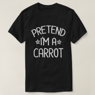 T-shirt Prétendre que je suis une carotte amusant Costume 