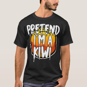 T-shirt Prétendre Que Je Suis Une Halloween Kiwi Couples C