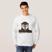 T-shirt Prêtre de cigale par KLM (Devant entier)