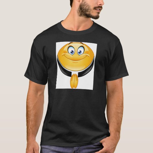 T-shirt prêtre émoji (Devant)