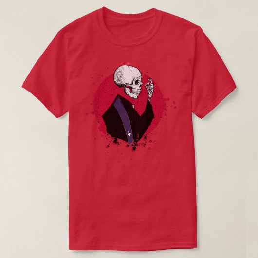 T-shirt Prêtre Satanique (Design devant)