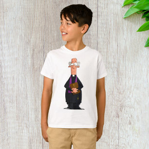 T-shirt Prêtre tenant la Bible IFunny Caractère du clergé
