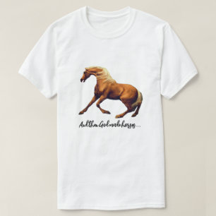 T-shirt Pretty Palomino Dieu a fait les chevaux